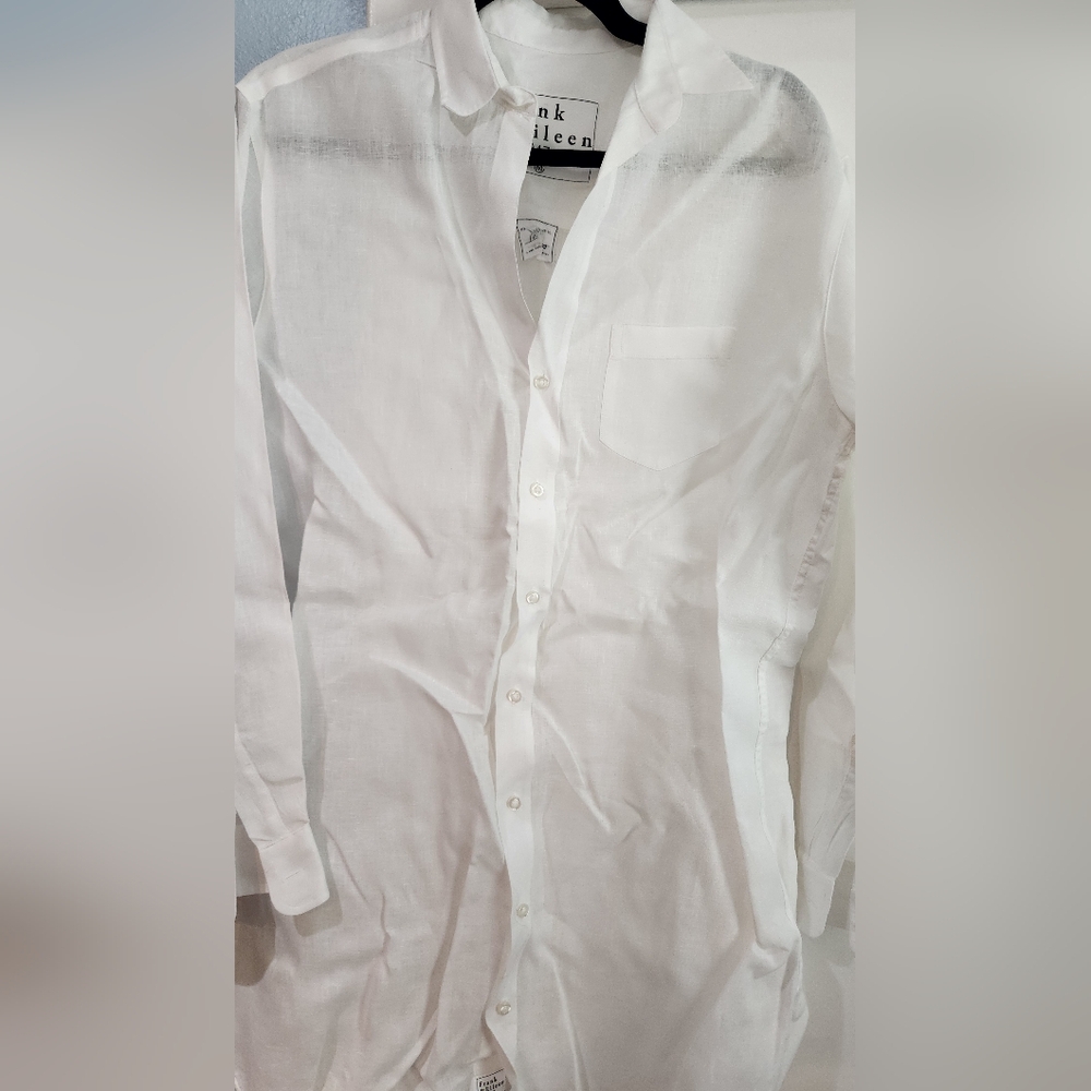 Women's Frank&Eileen Mary Shirt Dress, Size M - Picture 7 of 12